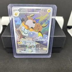 Pokemon TCG Raichu Holo Illustration Card Paldea Evolved 211/193 M/NM Condition - Image 1