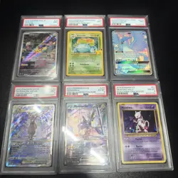 POKEMON TCG Graded Slabs 6X Slab Lot PSA Graded Cards - Image 1
