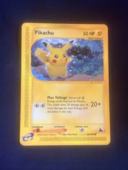 Pokemon TCG Vintage Pikachu Card 84/144 Non-Holo Skyridge - Image 1