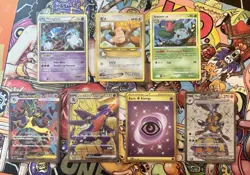 TCG Pokemon English SR, Gold, Vintage Full Art 7 Card lot Sword & Shield, S/V - Image 1