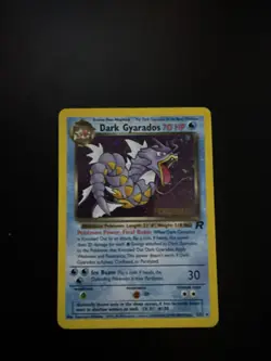 Prerelease Dark Gyarados 8/82 Team Rocket Holo Rare Vintage Pokemon Card - NM - Image 1