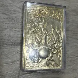 Pokemon Charizard 23k Gold Plated Trading Card 1999 Burger King With Cert & Case - Image 1