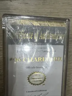 Pokemon Charizard 23k Gold Plated Trading Card 1999 Burger King With Cert & Case - Image 2