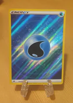 Water Energy Pokemon TCG 154/159 Crown Zenith Holo Rare Card Pokemon NM FRESH - Image 1
