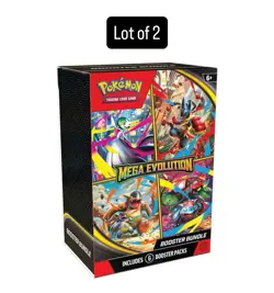 Pokemon Trading Cards TCG Mega Evolution Booster Bundle Box Lot of 2 New SHIPPED - Image 1