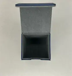 Deck Box (MTG Cards, Trading Card Case) Large Size for 100+ Cards Dice-Blue - Image 4