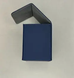 Deck Box (MTG Cards, Trading Card Case) Large Size for 100+ Cards Dice-Blue - Image 5
