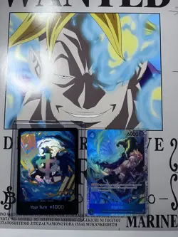 One Piece TCG Marco PRB02-008 SR AA NM Foil Plus Marco Don Card! - Image 1