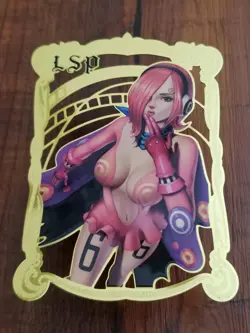 Vinsmoke Reiju - One Piece - Goddess Story Gold Metal LSP Card - #041/200 - Image 1