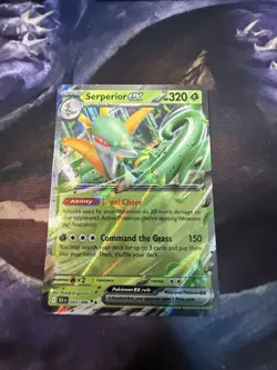 Pokemon TCG Black Bolt Serperior EX Double Rare Holo Card 003/086 - Image 1