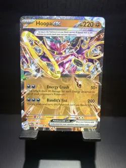 Hoopa ex 098/182 Sv04: Paradox Rift Holo Pokemon Card - Image 1