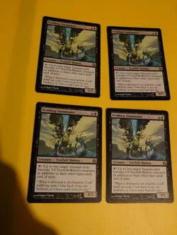 MTG Card. Fendeep Summoner playset. 4 cards rare morningtide shaman - Image 1