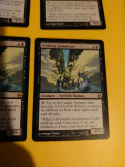MTG Card. Fendeep Summoner playset. 4 cards rare morningtide shaman - Image 3