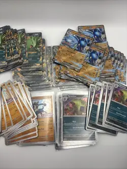 Prismatic Evolutions Lucario Tyranitar Ex Premium Box Promo Cards Only Lot Of 34 - Image 2