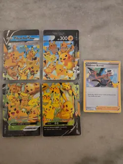 Pikachu V-Union [Set of 4] SWSH: Sword & Shield Promo Cards Holo - Image 1