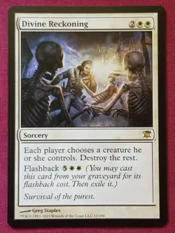 Magic The Gathering INNISTRAD DIVINE RECKONING white card MTG - Image 1