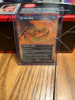 The One Ring Borderless Foil Mtg 0451 - Image 1