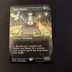 MTG Secret Lair RCQ Promo Foil Fauna Shaman Edition (NM Condition) - Image 1