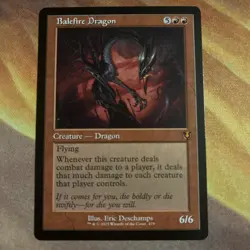 Balefire Dragon Retro Frame 479 MTG Innistrad Remastered - Image 1
