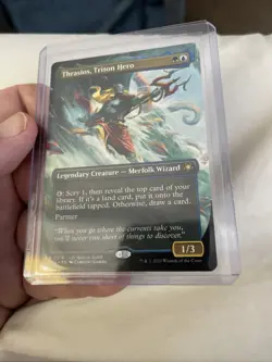 MTG - Thrasios, Triton Hero, #0016, Special Guests, Borderless Non-Foil, NM Rare - Image 4