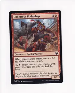 MAGIC THE GATHERING MTG TARKIR DRAGONSTORM UNDERFOOT UNDERDOGS (#1) - Image 1