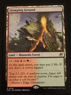 Stomping Ground (0258) (Regular) (Rare) - Edge Of Eternities MTG - M/NM - Image 1