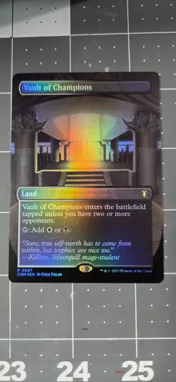 Vault of Champions (Borderless) Commander Masters Foil - Image 1