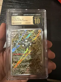 POKEMON CGC PRISTINE 10 MAGNETON ILLUSTRATION RARE 159 SURGING SPARKS ETB PROMO - Image 1
