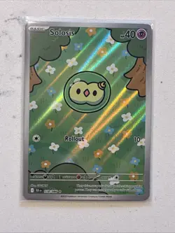 Pokemon TCG Solosis 118/086 Illustration Rare PSA 10 Contender!! Black Bolt EN - Image 1