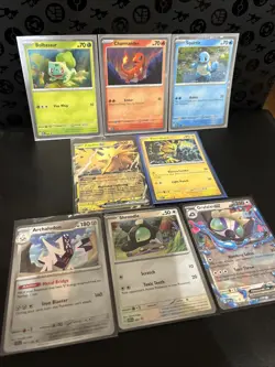 Pokemon TCG Blackstar Promo & Cosmo Holo Lot Of 8 NM 151 & More! - Image 1