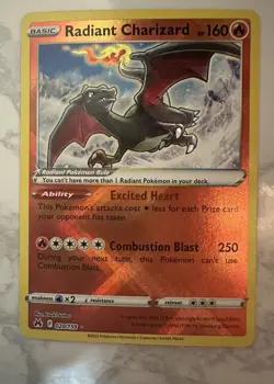 Pokemon TCG Radiant Charizard Crown Zenith 020/159 NM Condition - Image 1