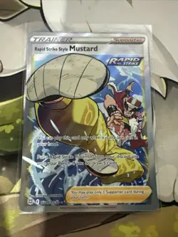 Pokemon TCG: Rapid Strike Style Mustard TG27/TG30 Brilliant Stars Ultra Rare NM - Image 1