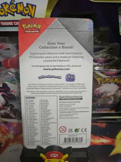 Pokemon TCG 2 Pack Blister Cosmic Eclipse/Chilling Reign With Pin - Image 2