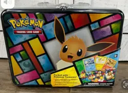 2021 RELEASE! MINT, SEALED Pokemon TCG - Eevee Collector's Chest Lunchbox Tin 820650809514 - Image 1