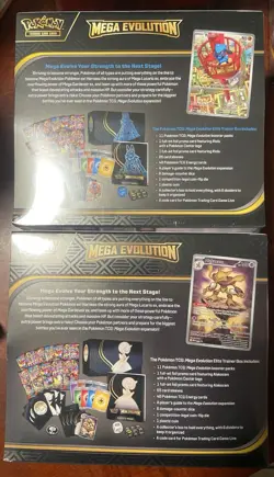 Sealed Pokemon Center Mega Evolution ETB's and 36 pack Enhanced Booster Display - Image 2