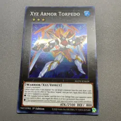 Yu-Gi-Oh! XYZ Armor Torpedo Super Rare 1st Edition AGOV-EN039 NM/M - Image 1