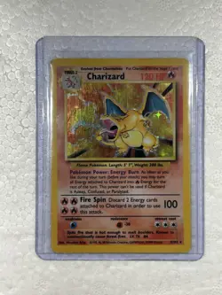 Charizard 4/102 Pokemon Card 1999 unlimited edition base set Mint Condition - Image 1