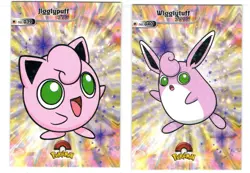 Pokemon 2024 Card Database- Shiny Holo * Jigglypuff & Wigglytuff - Image 1