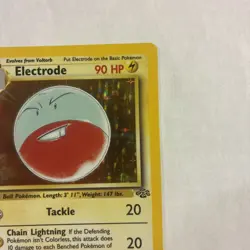 1st edition Electrode 2/64 Holo Rare Jungle Card LP Pokemon TCG - Image 3