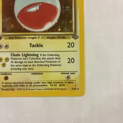 1st edition Electrode 2/64 Holo Rare Jungle Card LP Pokemon TCG - Image 5