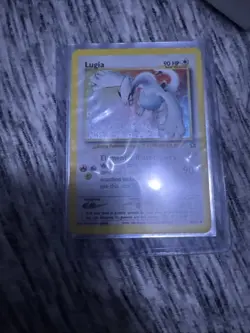Pokemon TCG Lugia Neo Genesis Holo Rare Card 9/111 Unlimited Edition - Image 1