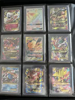 Pokemon Card Collection Toploader Binder IRs, SIRs, EX, M, GX 165-Cards Total - Image 2