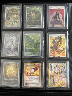 Pokemon Card Collection Toploader Binder IRs, SIRs, EX, M, GX 165-Cards Total - Image 4