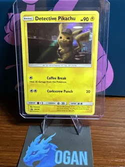 Detective Pikachu SM190 Promo Holo Card Pokemon TCG - Image 1