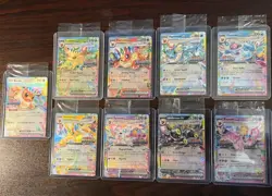 Prismatic Evolutions Surprise Box Sealed Stamp Ex Promo Cards 9/9 Complete Set - Image 1