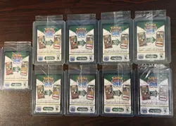 Prismatic Evolutions Surprise Box Sealed Stamp Ex Promo Cards 9/9 Complete Set - Image 2