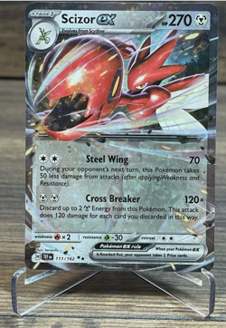 Scizor ex # 111 S&V: Temporal Forces Double Rare - Pokemon TCG Card NM - Image 2