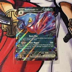 Toxicroak Ex - 131/198 - Pokemon Scarlet Violet Base Double Rare Card NM - Image 1