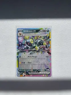 Pokemon TCG Umbreon EX 60/131 Double Rare Holo Card Prismatic Evolutions - Image 1