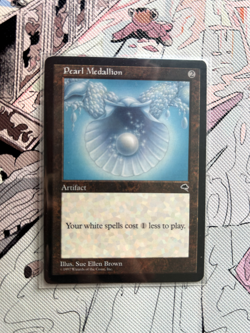 Pearl Medallion | Excellent | Tempest Rare | 1997 Magic the Gathering Card - Image 3